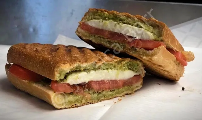 Caprese panini at Barnstable Market