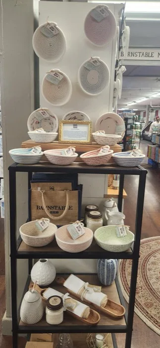 Gift shelf at Barnstable Market