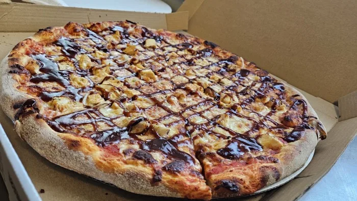 BBQ chicken pizza at Barnstable Market