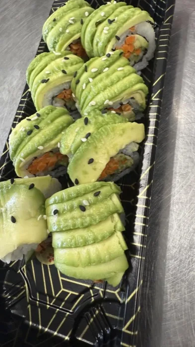 Sushi platter at Barnstable Market