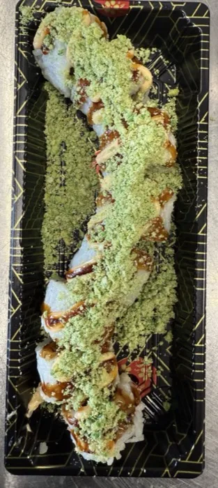 Sushi roll close-up at Barnstable Market